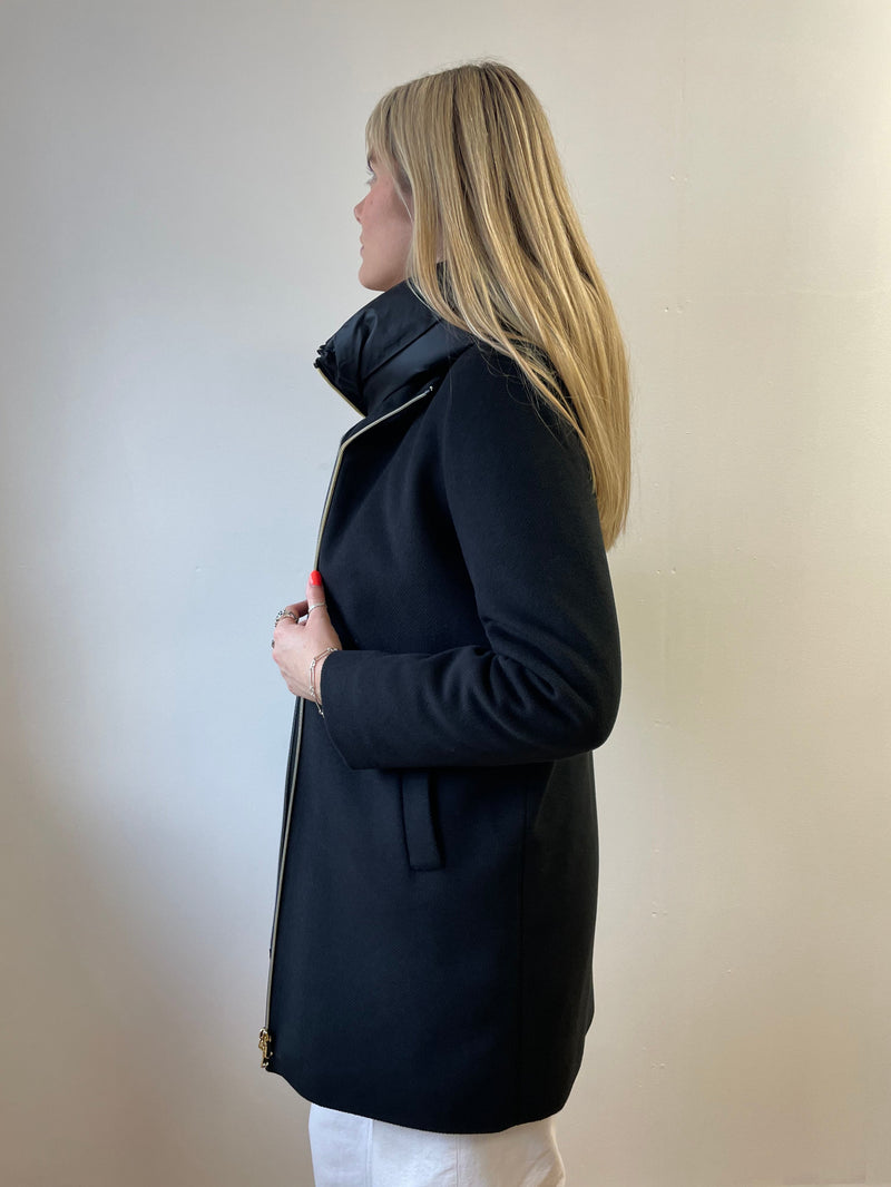 Bacio Black Coat | EMME