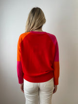 Colour-Block Cashmere Jumper | Esthēme Cachemire