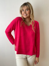 Barbie Pink Sparkle Cashmere Jumper | Esthēme Cachemire