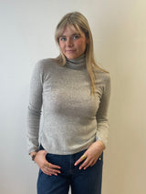 Givré Cashmere Polo Neck Jumper | Esthēme Cachemire