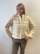 Carpazi Cream Faux Fur | EMME
