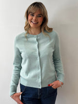 Mint Cashmere Cardigan | Esthēme Cachemire