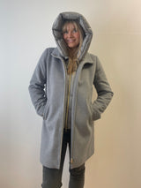 Bacio Light Grey Coat | EMME