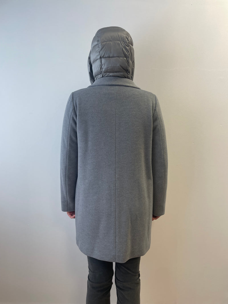 Bacio Light Grey Coat | EMME