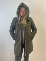 Bacio Underwood Green Coat | EMME