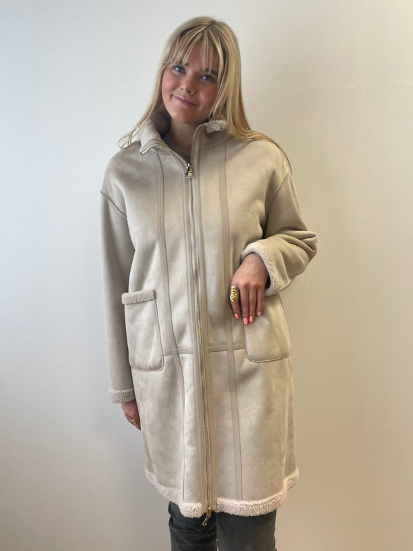 Pilade Ecru Faux Fur | EMME