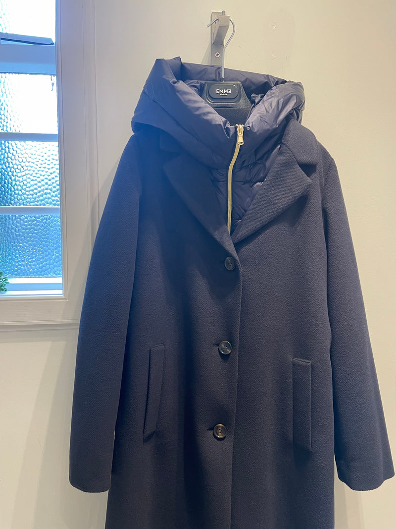 Desiderio Midnight Blue Coat | EMME