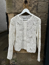 Brenda L Cream Cardigan | Brax