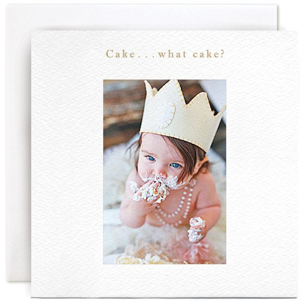 "Cake...What cake?" Card | Susan O'Hanlon