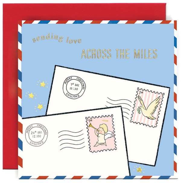 "Love across the miles" Card | Susan O'Hanlon