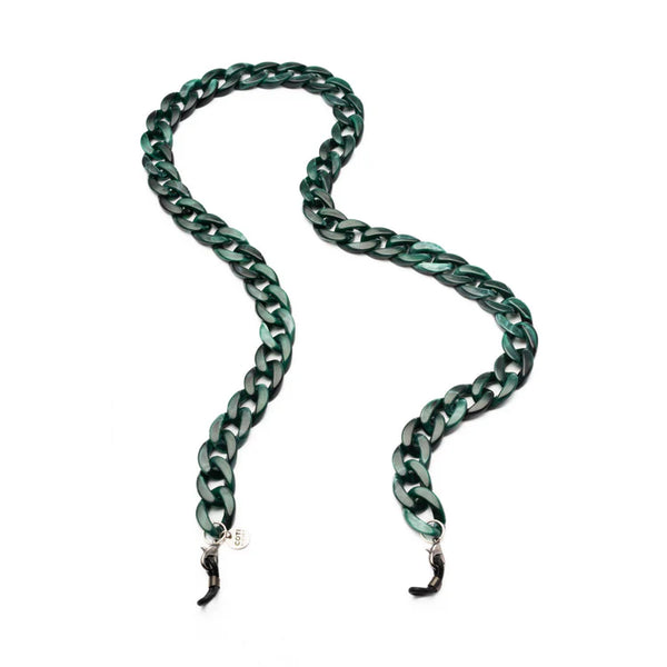 Joen Glasses Chain | Coti Vision at Sarah Thomson | Forest Green