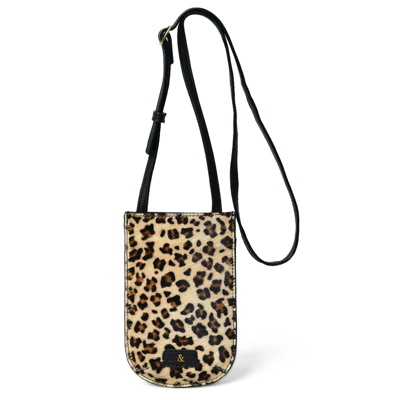 Kala Mobile Phone Bag in Leopard | Bell & Fox at Sarah Thomson