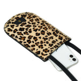 Kala Mobile Phone Bag in Leopard | Bell & Fox at Sarah Thomson | Displayed with phone