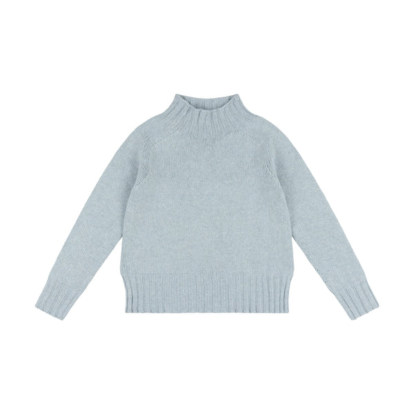 Aqua Swing Split Hem Jumper | Quinton + Chadwick