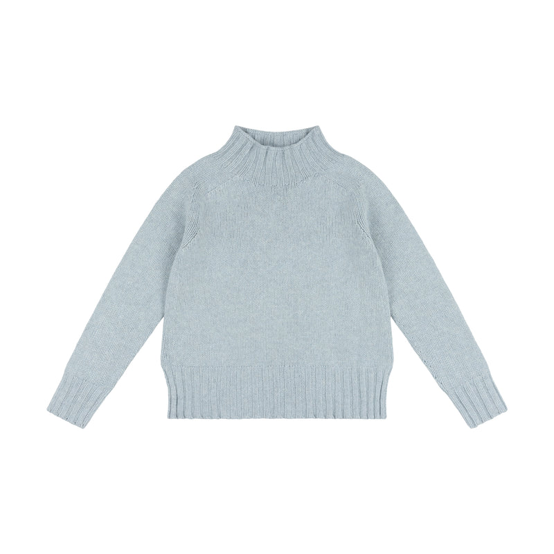 Aqua Swing Split Hem Jumper | Quinton + Chadwick