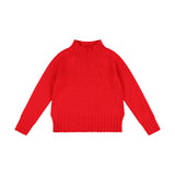 Red Swing Split Hem Jumper | Quinton + Chadwick