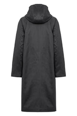 Land01 Dark Brown Check Padded Raincoat | Ilse Jacobsen Hornbæk