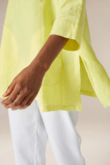 Canary Linen Pocket Detail Tunic | Sahara