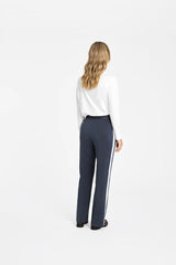 Marit Navy Jersey Trousers | Gustav