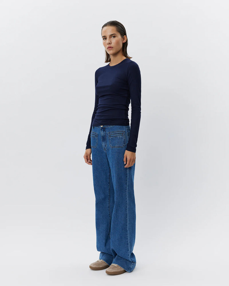 Noelle Blue Wide Leg Jeans | Sofie Schnoor