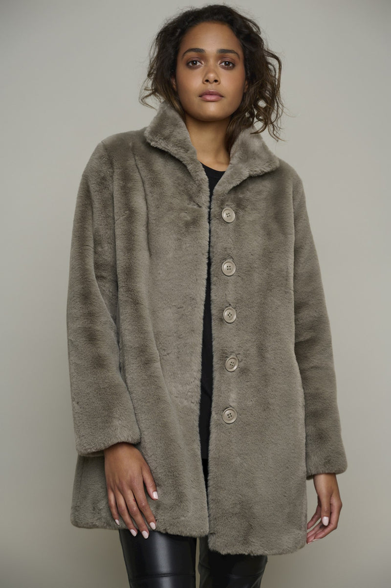 Nonna Faux Fur Jacket | Rino & Pelle