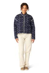 OttomaQuilt Navy Wildflower Jacket | Ilse Jacobsen Hornbæk