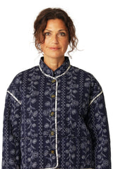 OttomaQuilt Navy Wildflower Jacket | Ilse Jacobsen Hornbæk