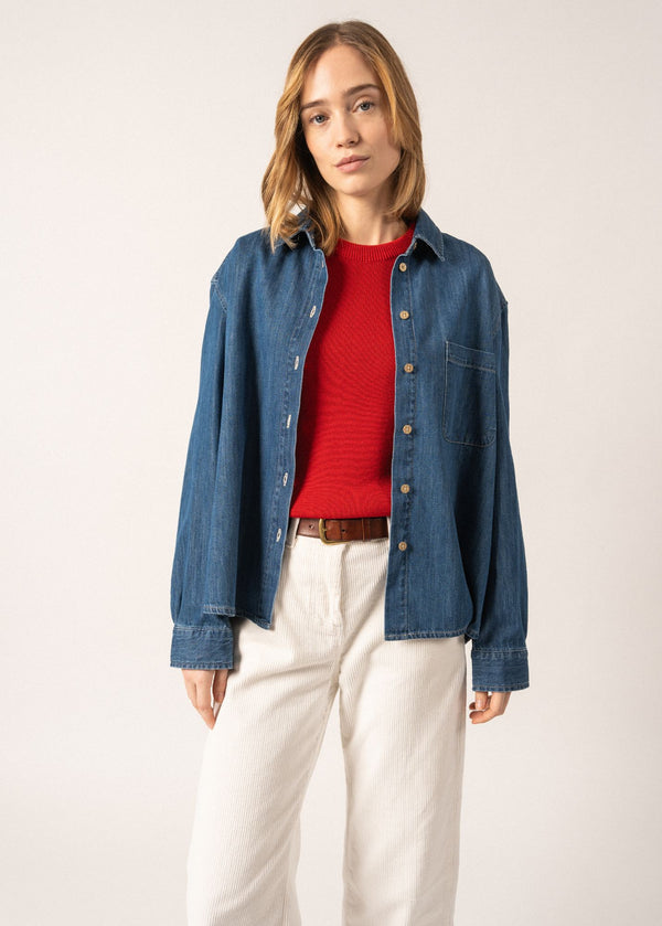 Tea Cooper Denim Shirt | Saint James