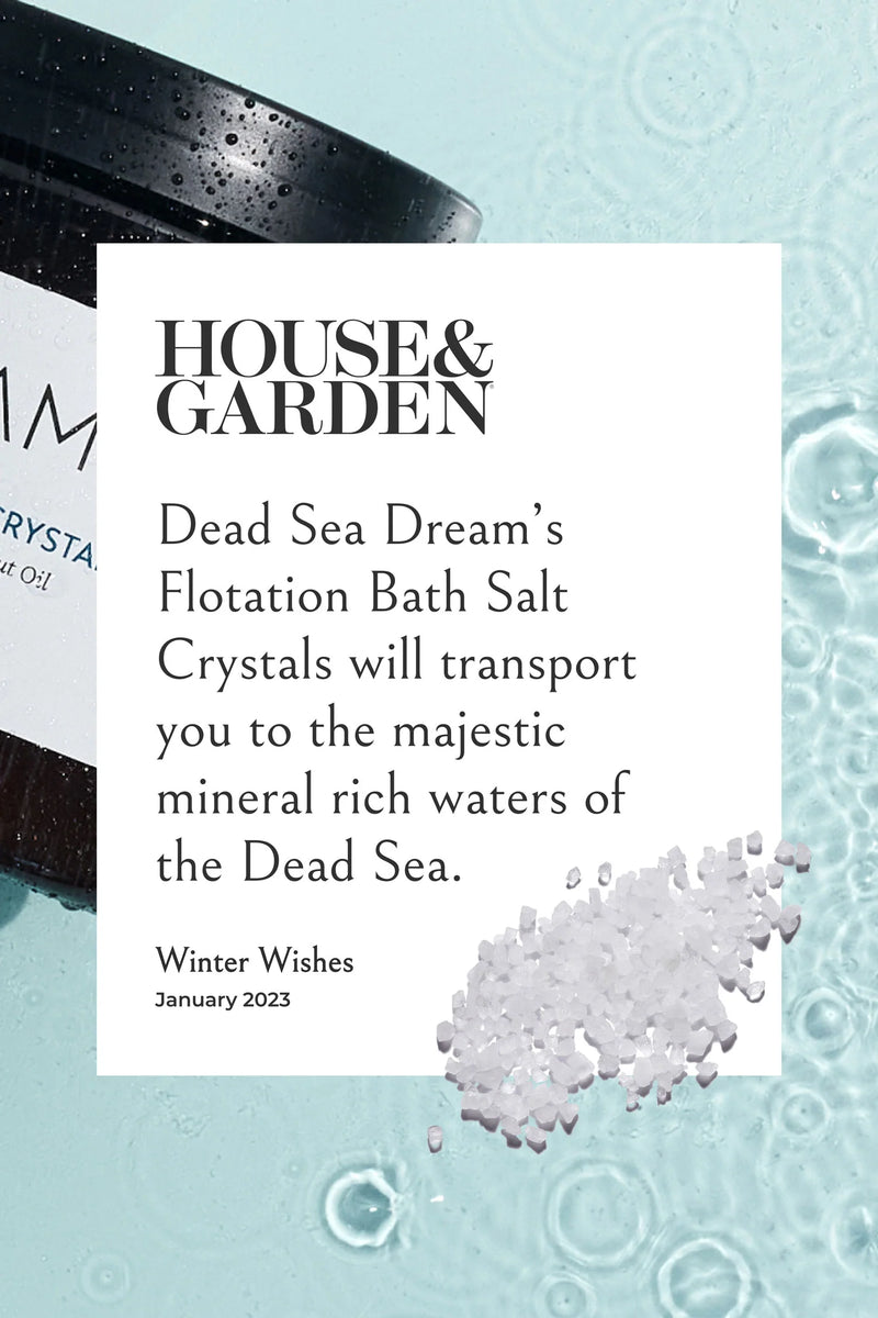 Floatation Bath Salt Crystals 450ml | Dead Sea Dream