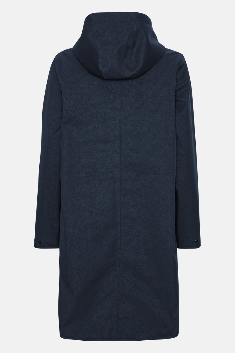 Rain128 Softshell Raincoat in Dark Indigo | Ilse Jacobsen Hornbæk