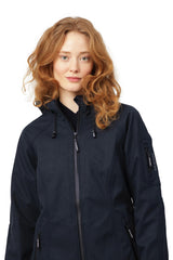 Rain37L Long Softshell Raincoat in Dark Indigo | Ilse Jacobsen Hornbæk