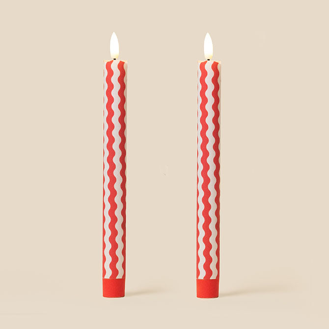 Lip Line Ric Rac Flameless LED Wax Candles | Tinkalink