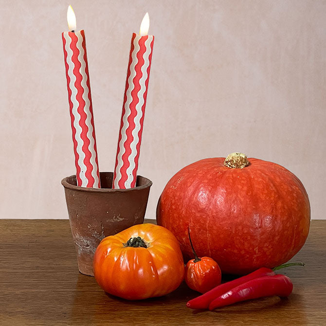 Lip Line Ric Rac Flameless LED Wax Candles | Tinkalink