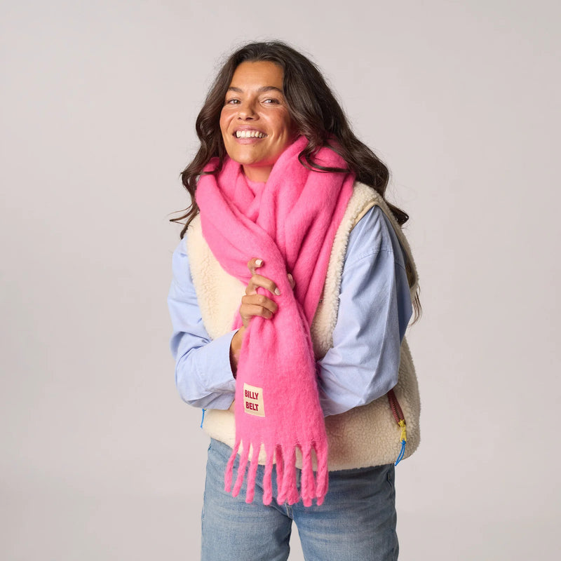 Big Pink Scarf | BillyBelt
