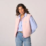 Sleeveless Sherpa Zip Jacket in Pink | BillyBelt