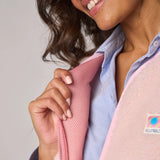 Sleeveless Sherpa Zip Jacket in Pink | BillyBelt