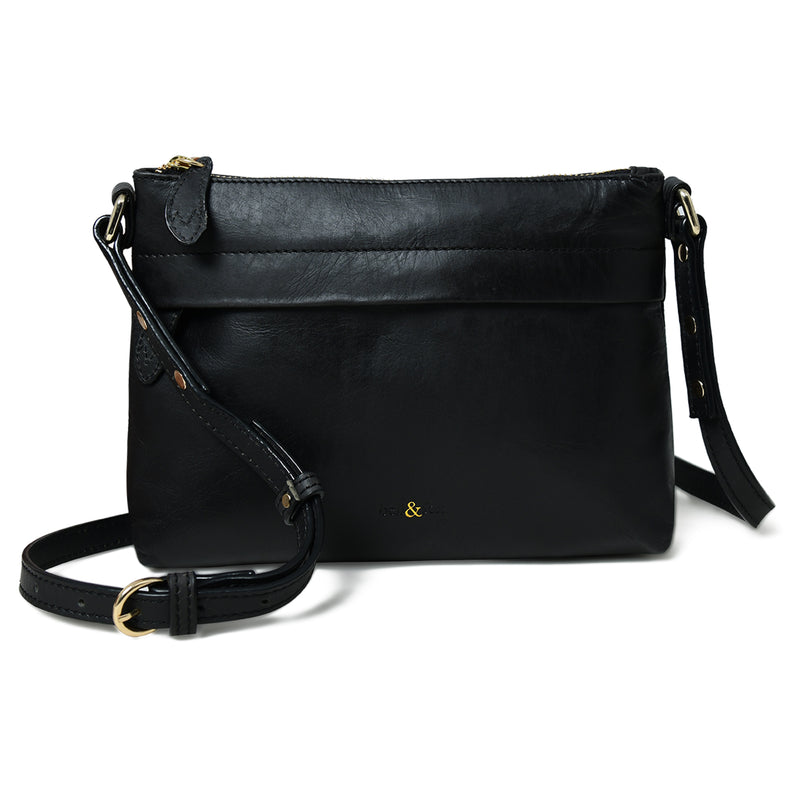 Shyla Caramel Leather Cross Body Bag | Bell & Fox