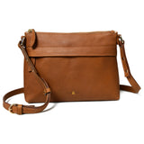 Shyla Caramel Leather Cross Body Bag | Bell & Fox