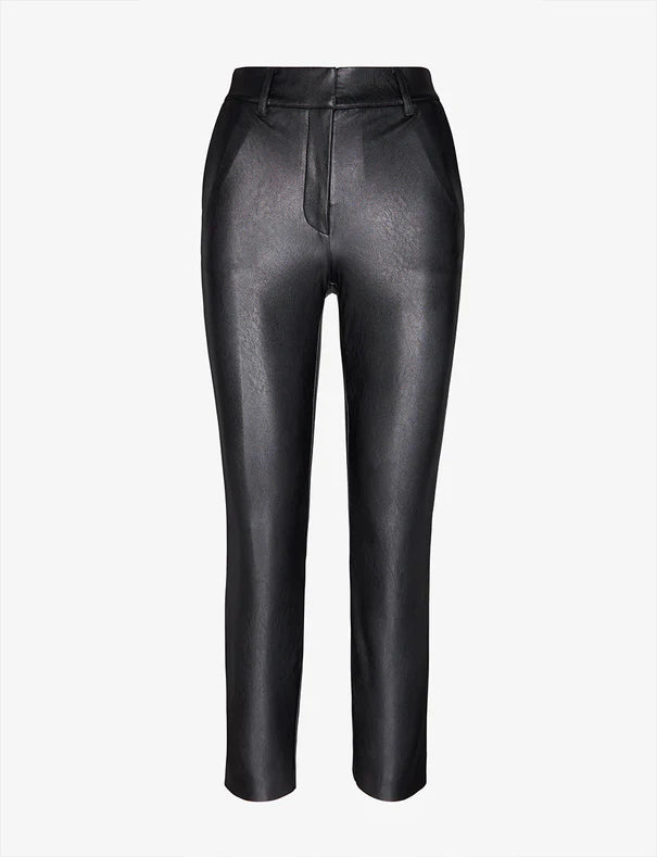 Faux Leather 7/8 Trouser | Commando