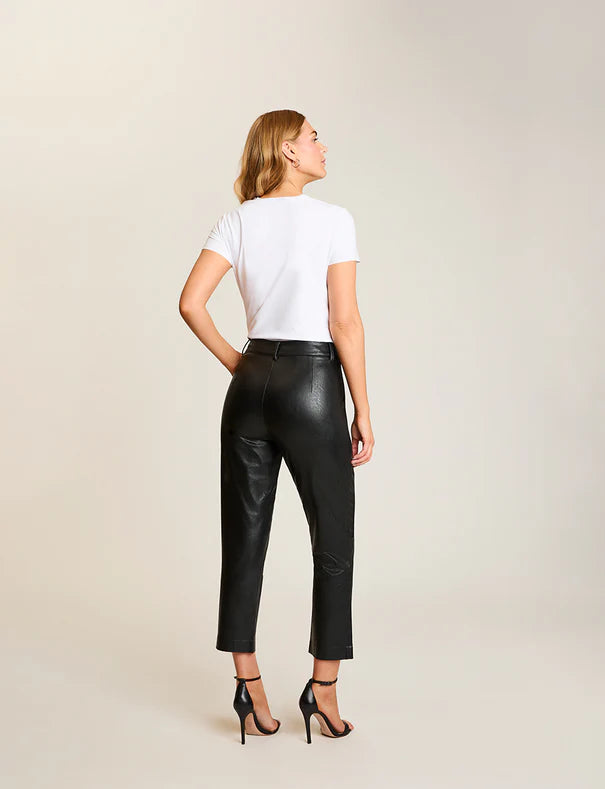 Faux Leather 7/8 Trouser | Commando