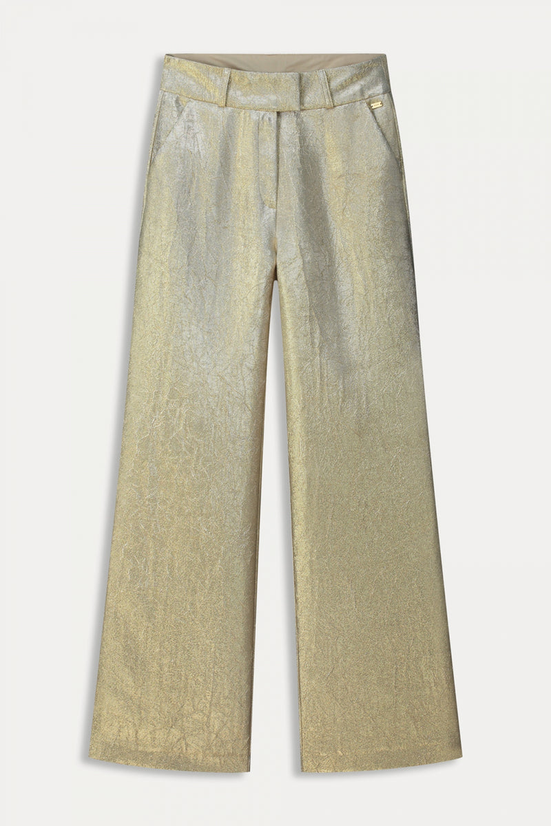 Gold Stardust Trousers | POM Amsterdam