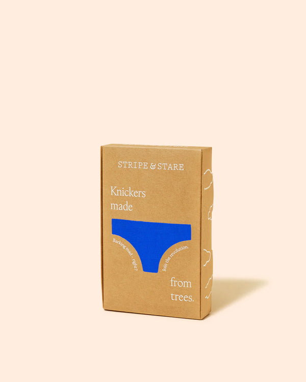 Sapphire and Raspberry Lace Knicker | Stripe & Stare