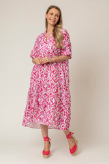 The June Linen Dress in Rombo | Sartoria Saracena