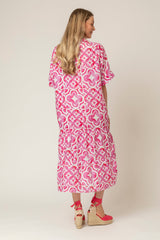 The June Linen Dress in Rombo | Sartoria Saracena