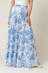 The Tiered Linen Skirt/Dress in Cosmic | Sartoria Saracena