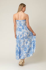 The Tiered Linen Skirt/Dress in Cosmic | Sartoria Saracena