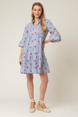 Cherry Short Tiered Dress | Sartoria Saracena