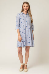 Fish Short Tiered Dress | Sartoria Saracena