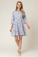 Fish Short Tiered Dress | Sartoria Saracena