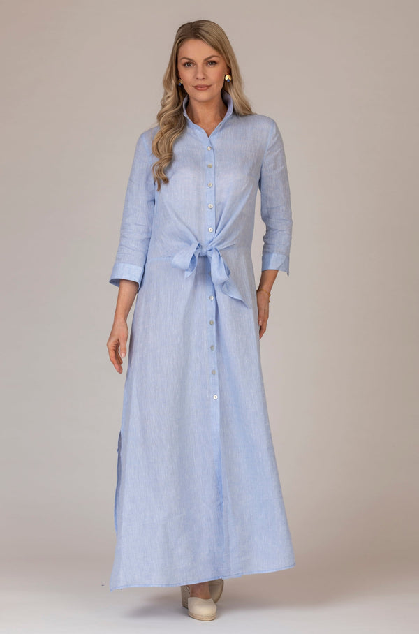 The Lorenza Linen Dress | Sartoria Saracena